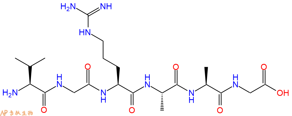 多肽VGRAAG的參數和合成路線|三字母為Val-Gly-Arg-Ala-Ala-Gly|專肽生物產