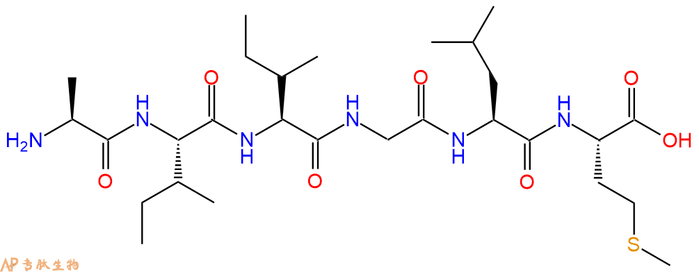 多肽AIIGLM的參數(shù)和合成路線|三字母為Ala-Ile-Ile-Gly-Leu-Met|專肽生物產(chǎn)