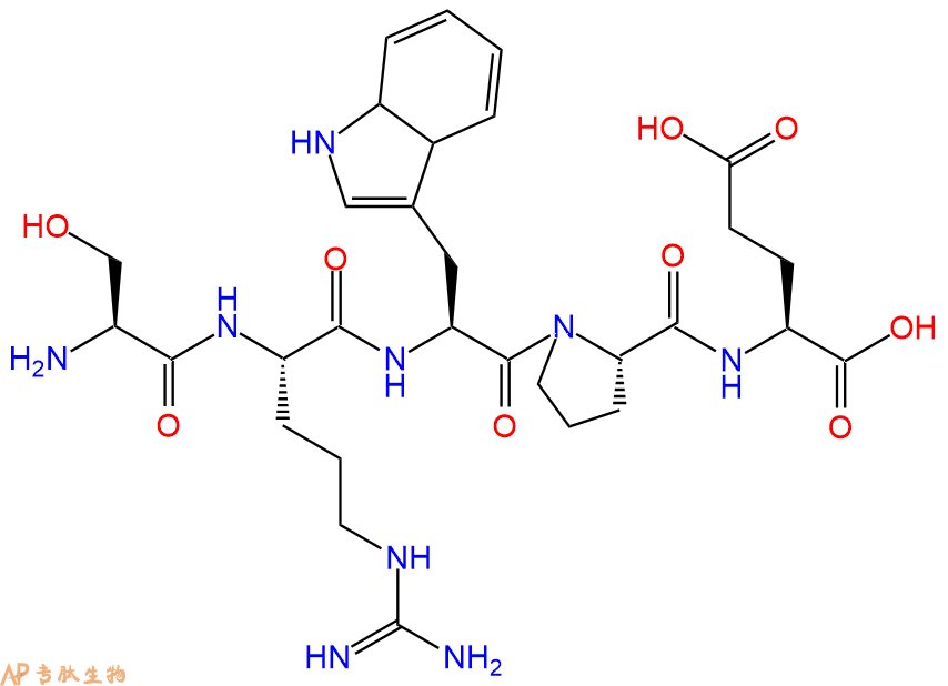 多肽SRWPE的參數(shù)和合成路線|三字母為Ser-Arg-Trp-Pro-Glu|專肽生物產(chǎn)品-定制多