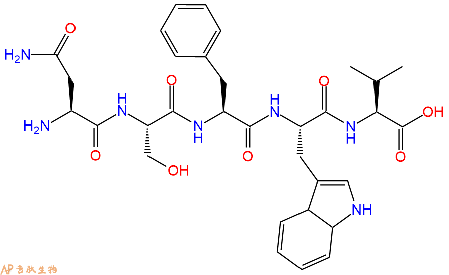 多肽NSFWV的參數(shù)和合成路線|三字母為Asn-Ser-Phe-Trp-Val|專肽生物產(chǎn)品-定制多