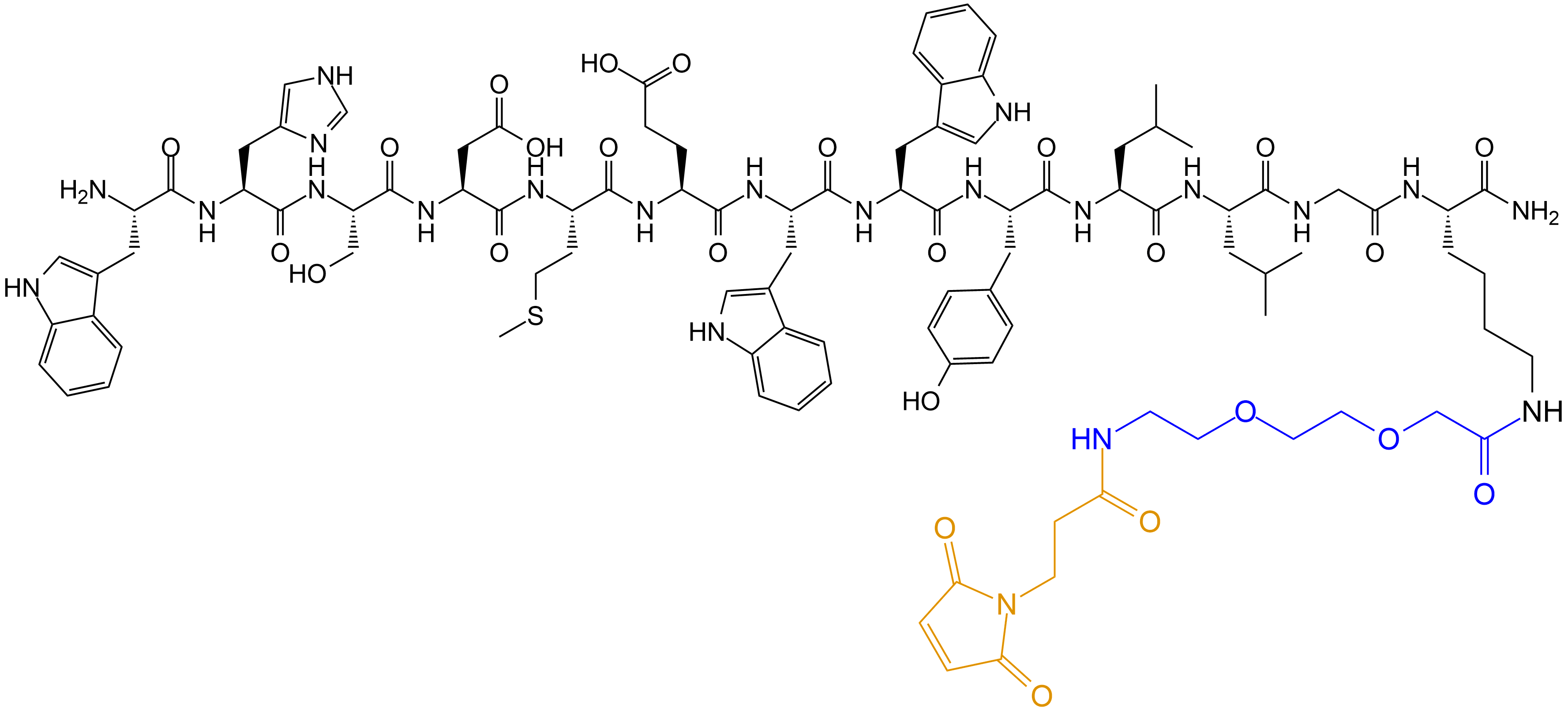 多肽側鏈氨基修飾結構(專肽生物tsjxdd.com)