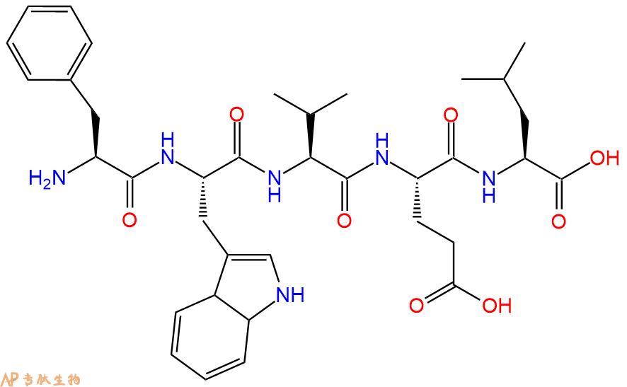 多肽FWVEL的參數(shù)和合成路線|三字母為Phe-Trp-Val-Glu-Leu|專肽生物產(chǎn)品-定制多