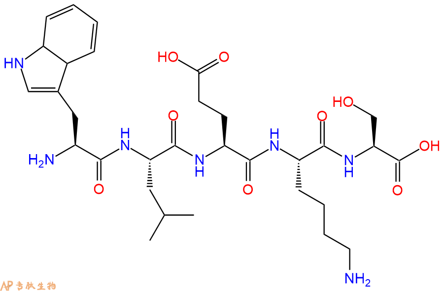 多肽WLEKS的參數(shù)和合成路線|三字母為Trp-Leu-Glu-Lys-Ser|專肽生物產(chǎn)品-定制多