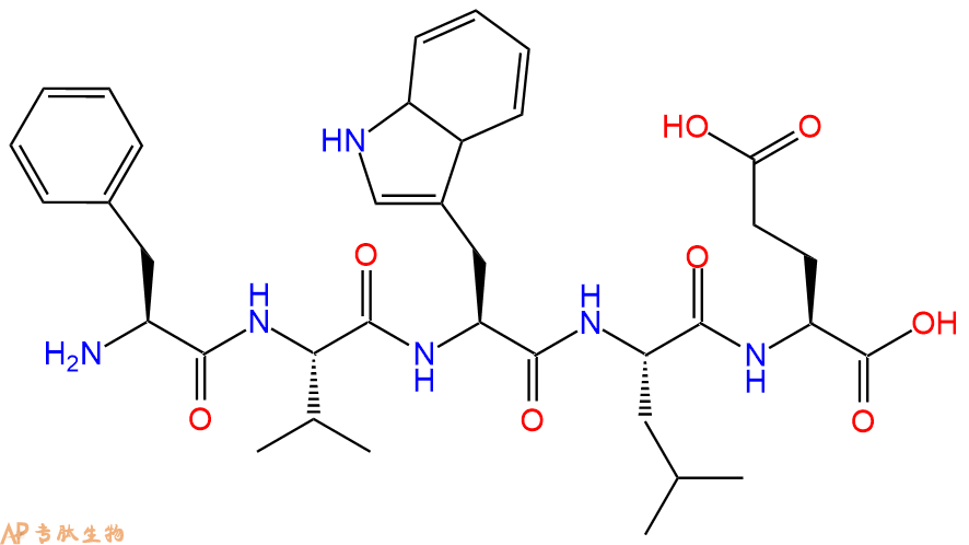 多肽FVWLE的參數(shù)和合成路線|三字母為Phe-Val-Trp-Leu-Glu|專肽生物產(chǎn)品-定制多