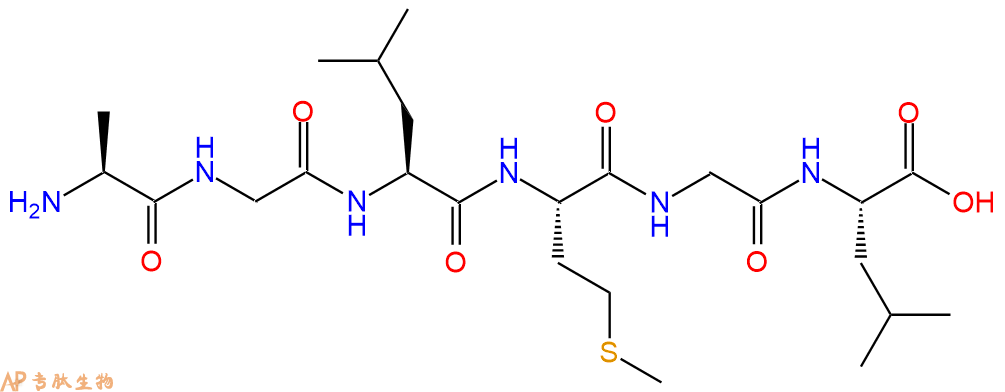 多肽AGLMGL的參數和合成路線|三字母為Ala-Gly-Leu-Met-Gly-Leu|專肽生物產