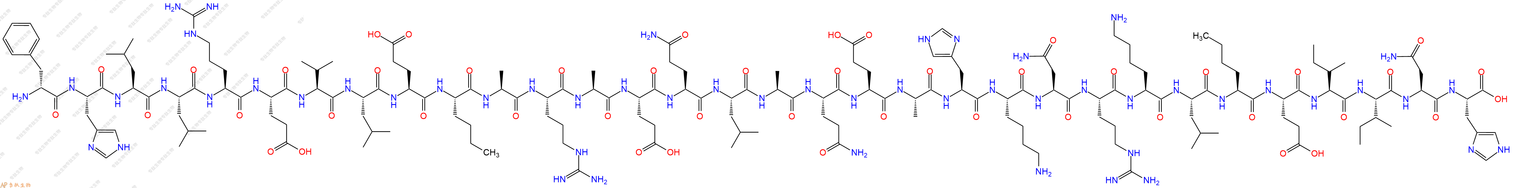 專肽生物產品[DPhe12, Nle21, 38, Glu30, Lys33]CorticotropinRele