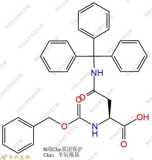 專(zhuān)肽生物產(chǎn)品Z-Asn(Trt)132388-57-9