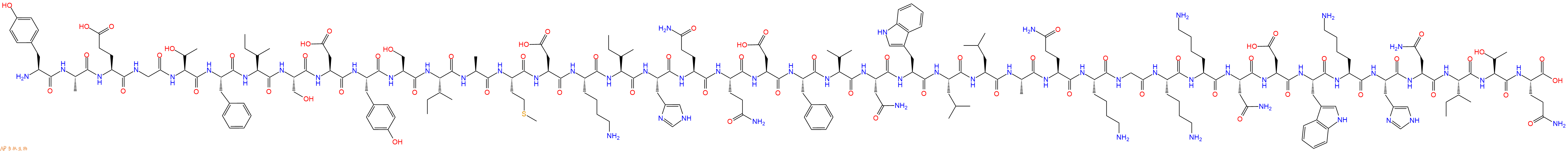 專肽生物產(chǎn)品抑胃肽Gastric Inhibitory Polypeptide (human)、GIP (hum100040-31-1