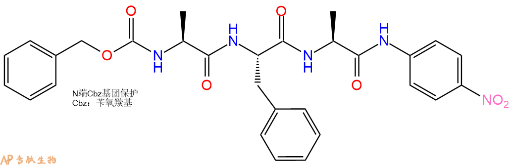 專肽生物產(chǎn)品三肽CBzl-Ala-Phe-Ala-對硝基苯胺145126-32-5