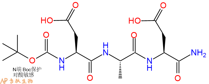 專肽生物產(chǎn)品三肽Boc-Asp-Ala-Asp-NH21258238-99-1