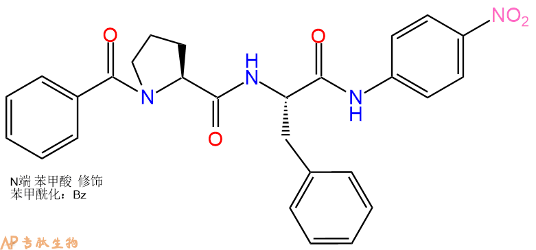 專肽生物產(chǎn)品二肽Bz-Pro-Phe-對(duì)硝基苯胺201734-25-0