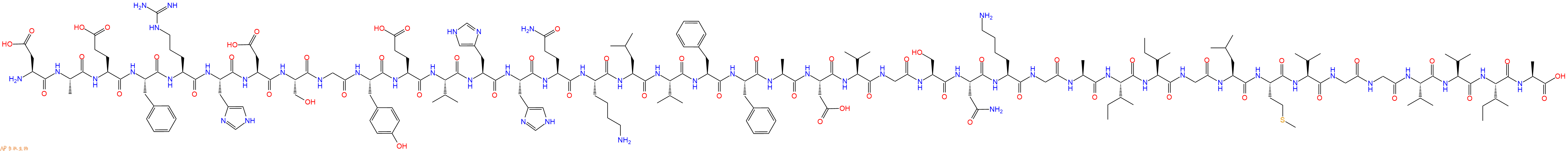 專肽生物產(chǎn)品淀粉肽(Des-Glu²²)-Amyloid β-Protein (1-42)1239313-74-6