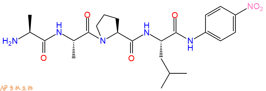 專肽生物產(chǎn)品四肽Ala-Ala-Pro-Leu-對(duì)硝基苯胺201332-32-3