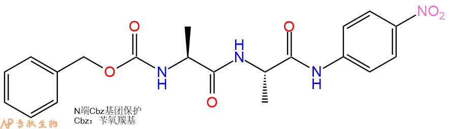 專肽生物產(chǎn)品二肽標(biāo)記肽Z-Ala-Ala-對硝基苯胺61043-58-1