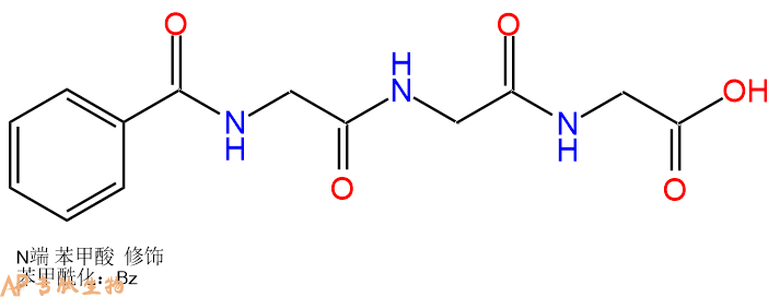 專肽生物產(chǎn)品Benzoyl-Gly-Gly-Gly-COOH31384-90-4