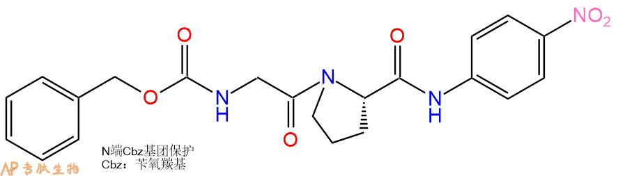 專(zhuān)肽生物產(chǎn)品二肽脯氨酰內(nèi)肽酶（PEP）底物：Z-Gly-Pro-對(duì)硝基苯胺65022-15-3