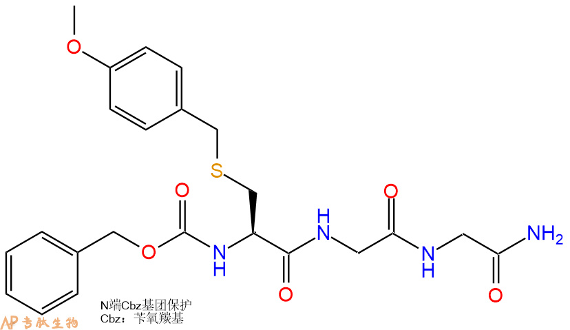 專肽生物產品三肽Cbz-Cys(BzlOMe)-Gly2-NH277374-45-9