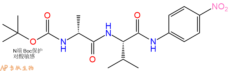 專肽生物產(chǎn)品二肽Boc-DAla-Val-對硝基苯胺89545-66-4