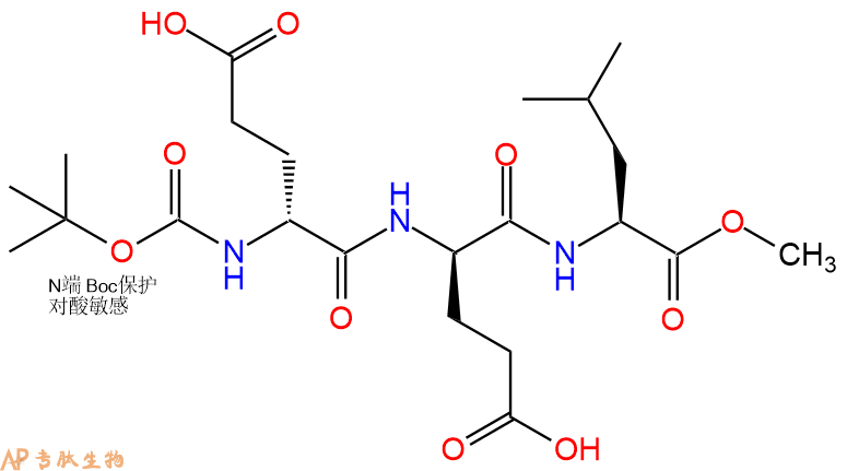 專肽生物產(chǎn)品三肽Boc-DGlu-DGlu-Leu--甲酯化72903-45-8