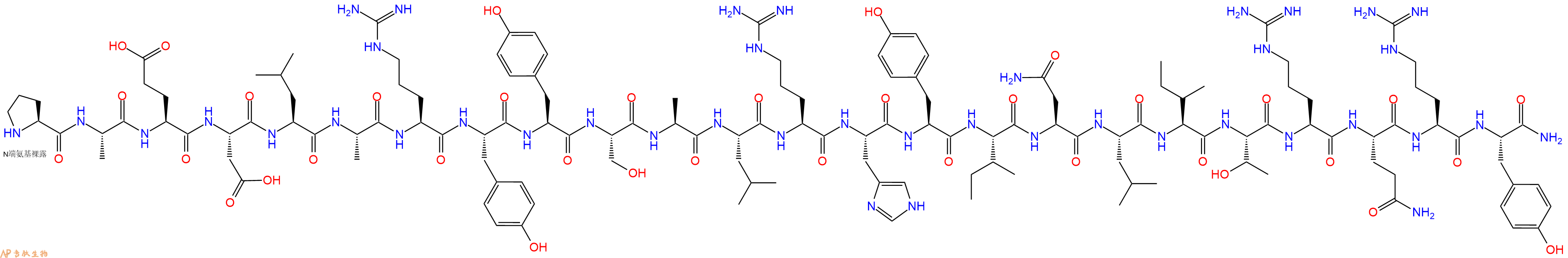 專(zhuān)肽生物產(chǎn)品神經(jīng)肽 Y(13-36)(豬)、Neuro Peptide Y(13-36)(porcine)113662-54-7