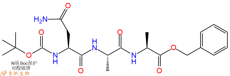 專肽生物產(chǎn)品三肽Boc-Asn-Ala-Ala-芐酯化69863-21-4
