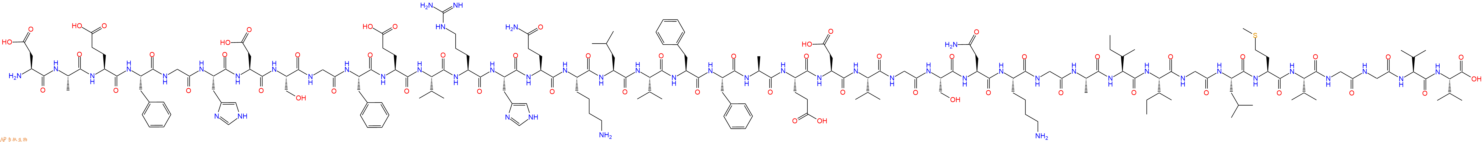 專肽生物產(chǎn)品β淀粉肽(1-40)(鼠)、β-Amyloid(1-40), rat144409-98-3