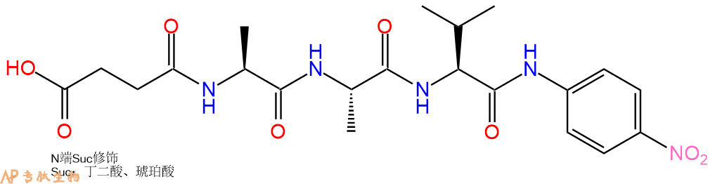 專肽生物產(chǎn)品三肽白細胞彈性蛋白酶（中性粒細胞彈性蛋白酶）底物61043-47-8