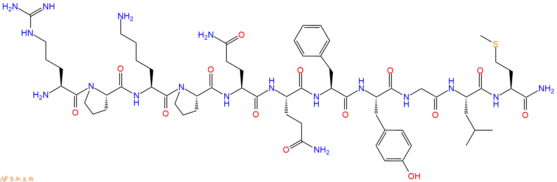 專肽生物產(chǎn)品P物質(zhì)肽[Tyr8] Substance P55614-10-3