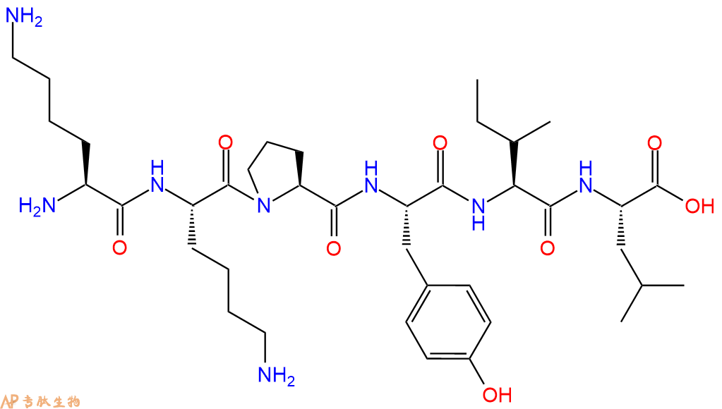 專(zhuān)肽生物產(chǎn)品神經(jīng)降壓肽(Lys8, Lys9)-Neurotensin(8-13)139026-64-5