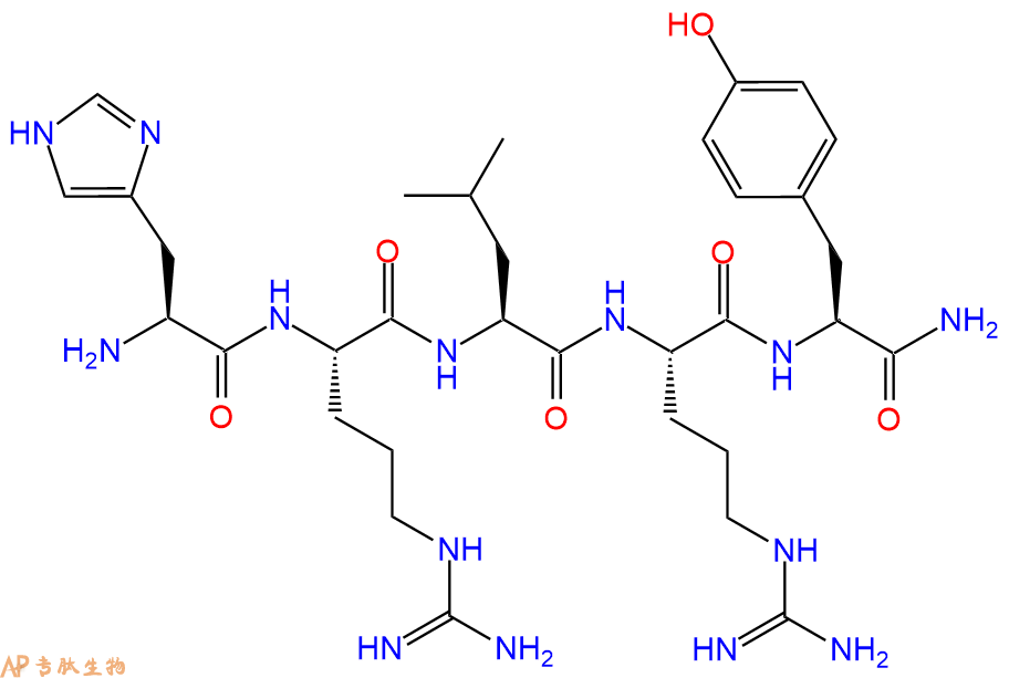 專肽生物產(chǎn)品神經(jīng)肽Y (His32, Leu34)-Neuro Peptide Y(32-36)168916-68-5