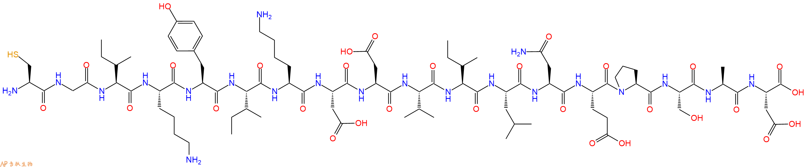 專肽生物產(chǎn)品淀粉肽Amyloid BRI Precursor277(89-106)1802078-21-2