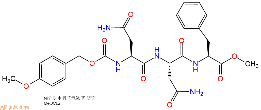 專(zhuān)肽生物產(chǎn)品三肽Z(OMe)-Asn-Asn-Phe--甲酯化53049-21-1
