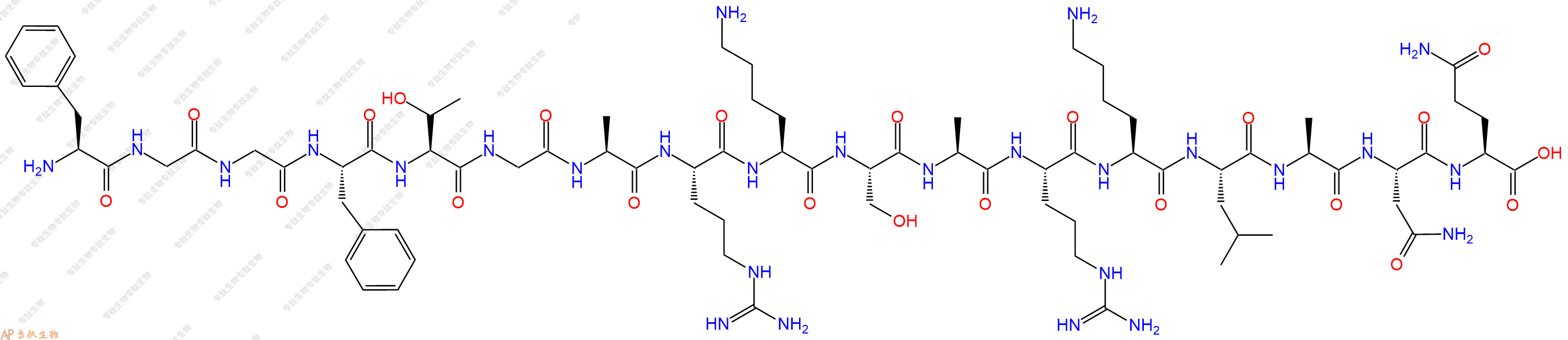 專肽生物產(chǎn)品痛敏肽、Nociceptin、Orphanin FQ170713-75-4