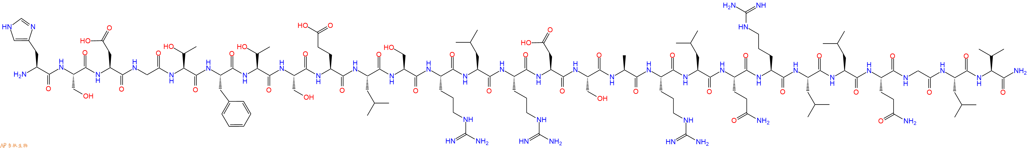 專肽生物產(chǎn)品胰泌素Secretin, porcine17034-34-3/10813-74-8/17034-35-4