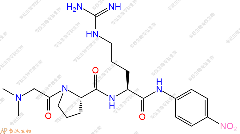 專(zhuān)肽生物產(chǎn)品標(biāo)記肽Sar-Pro-Arg-對(duì)硝基苯胺77695-30-8