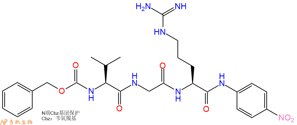 專肽生物產(chǎn)品標(biāo)記肽Z-VGR-對(duì)硝基苯胺78333-16-1