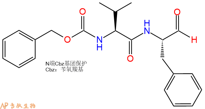 專肽生物產(chǎn)品二肽鈣蛋白酶抑制劑III：Z-Val-Phe-醛基化88191-84-8