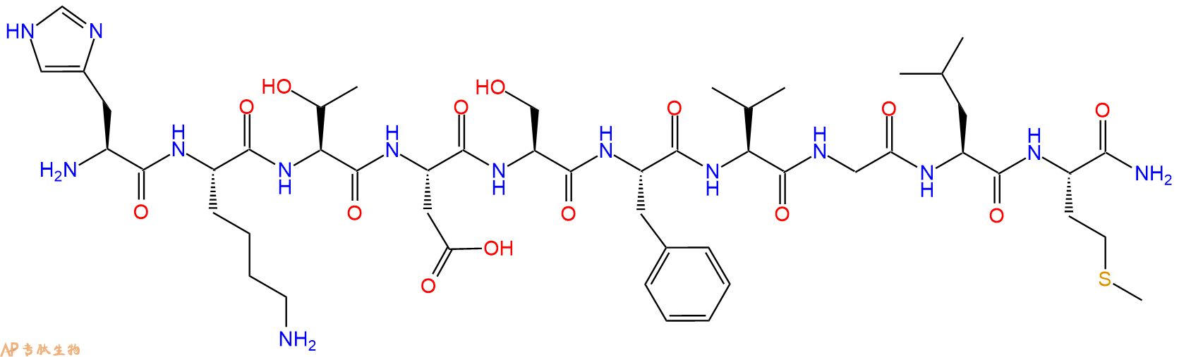 專肽生物產(chǎn)品神經(jīng)激肽 A、NeurokininA、Substance K86933-74-6