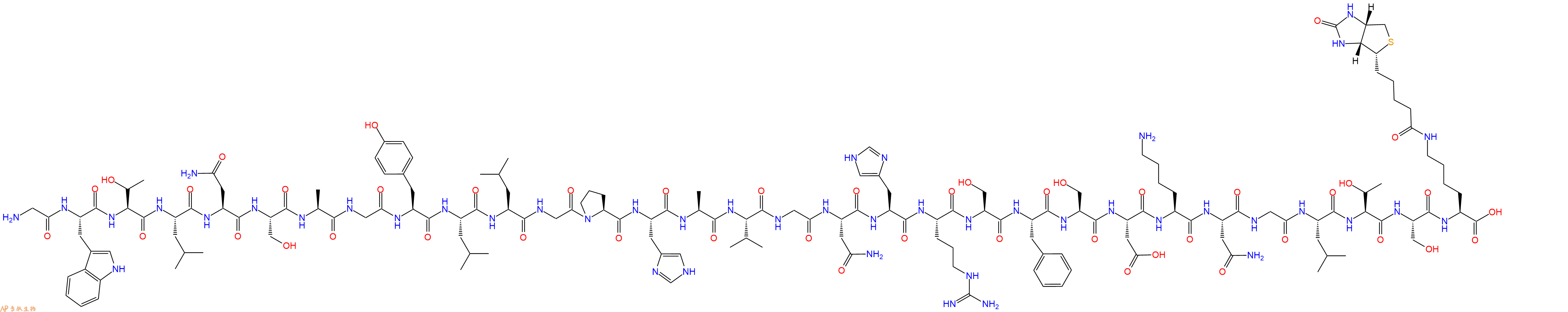 專肽生物產(chǎn)品甘丙肽Galanin-Lys(Biotin), human