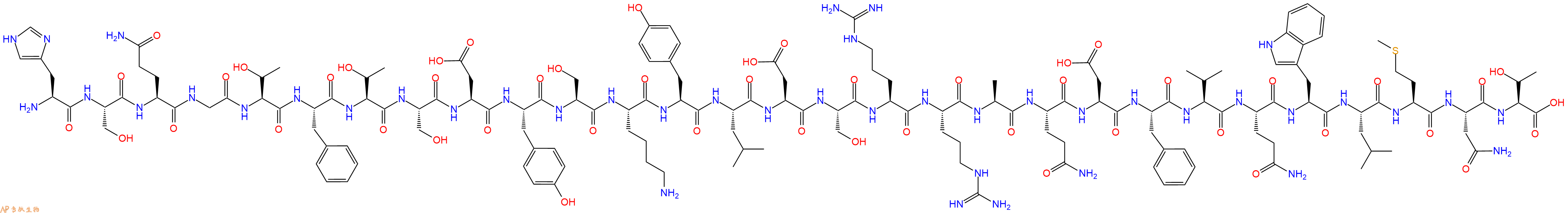 專(zhuān)肽生物產(chǎn)品鹽酸胰高血糖素、GlucagonHydrochloride、Glucagon (1-29) (human, rat, porcine)16941-32-5/28270-04-4