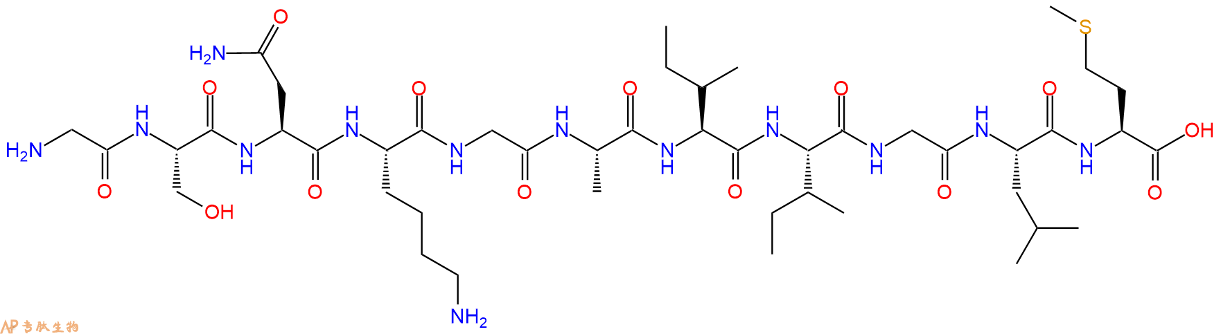 專肽生物產(chǎn)品淀粉肽Amyloid β- Protein (25-35)、Aβ25-35、Amyloid beta-peptide (25-35)131602-53-4