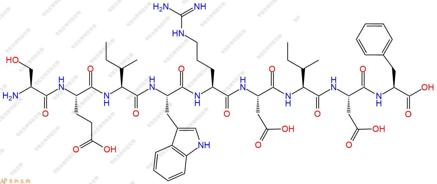 專肽生物產(chǎn)品酪氨酸酶片段Tyrosinase(192-200)(human, mouse)170294-35-6