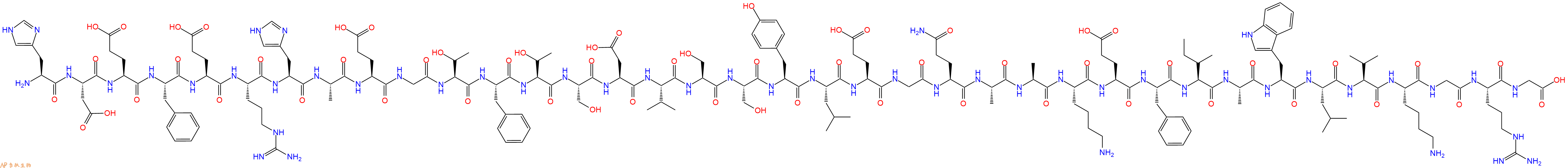 專肽生物產(chǎn)品胰高血糖素樣肽Glucagon-like peptide 1 (1-37), human87805-34-3