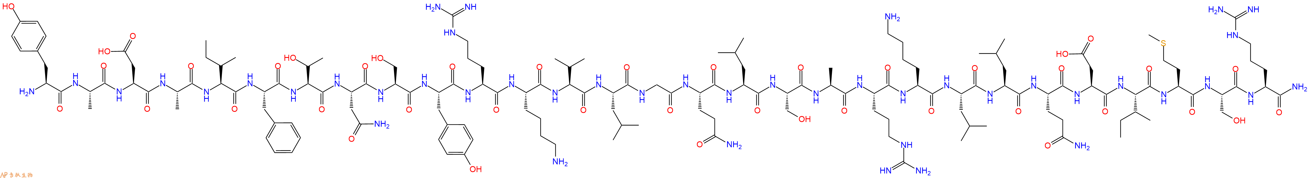 專肽生物產(chǎn)品醋酸舍莫瑞林、Sermorelin、GHRF(1-29), amide, human86168-78-7/516482-86-3/114466-38-5