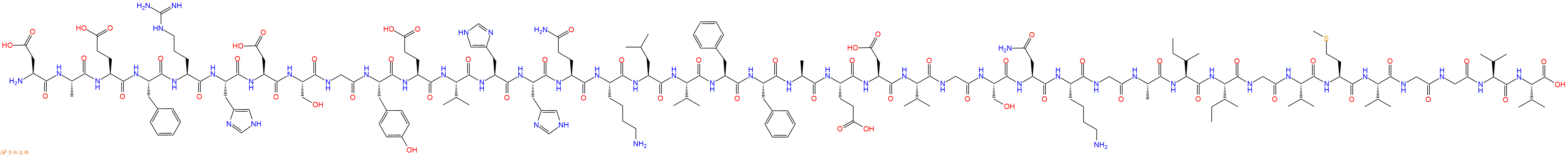 專肽生物產(chǎn)品淀粉肽(Val³?)-Amyloid β-Protein (1-40)1678415-83-2