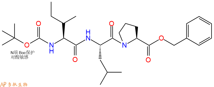 專(zhuān)肽生物產(chǎn)品三肽Boc-Ile-Leu-Pro-芐酯化83610-72-4