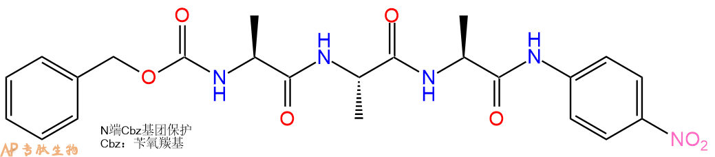 專肽生物產(chǎn)品三肽Cbz-Ala-Ala-Ala-對(duì)硝基苯胺52357-40-1