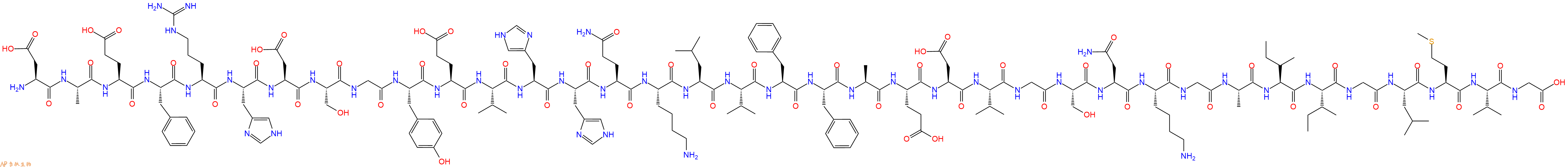 專肽生物產(chǎn)品淀粉肽Amyloid β-Protein (1-37)、Aβ1-37186359-67-1