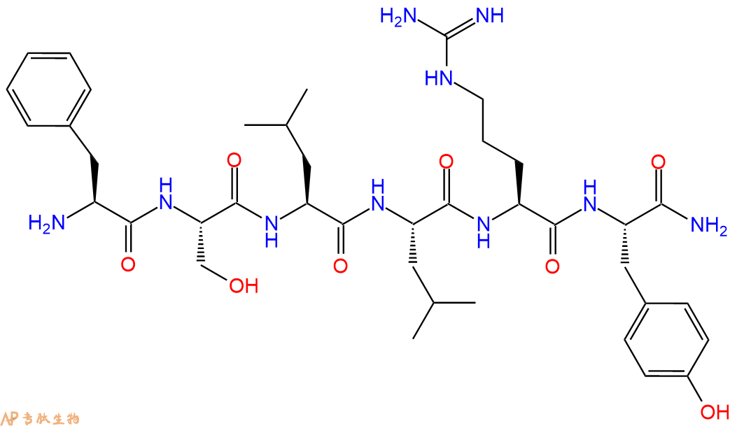 專肽生物產(chǎn)品蛋白酶激活受體2 (PAR2)抑制劑：[Phe1, Ser2, Tyr6]-Protease Activated Receptor-1(1-6)245329-02-6