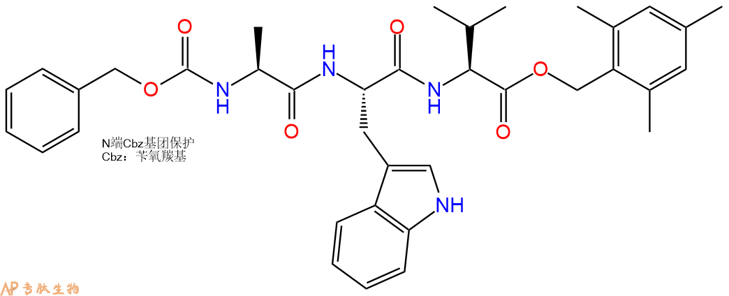 專肽生物產(chǎn)品三肽Cbz-Ala-Trp-Val-OTmb77719-61-0